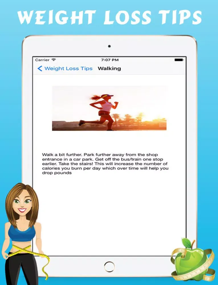 Weight Loss Tips - Diet Secrets, Yoga, Workouts iPad  스크린샷