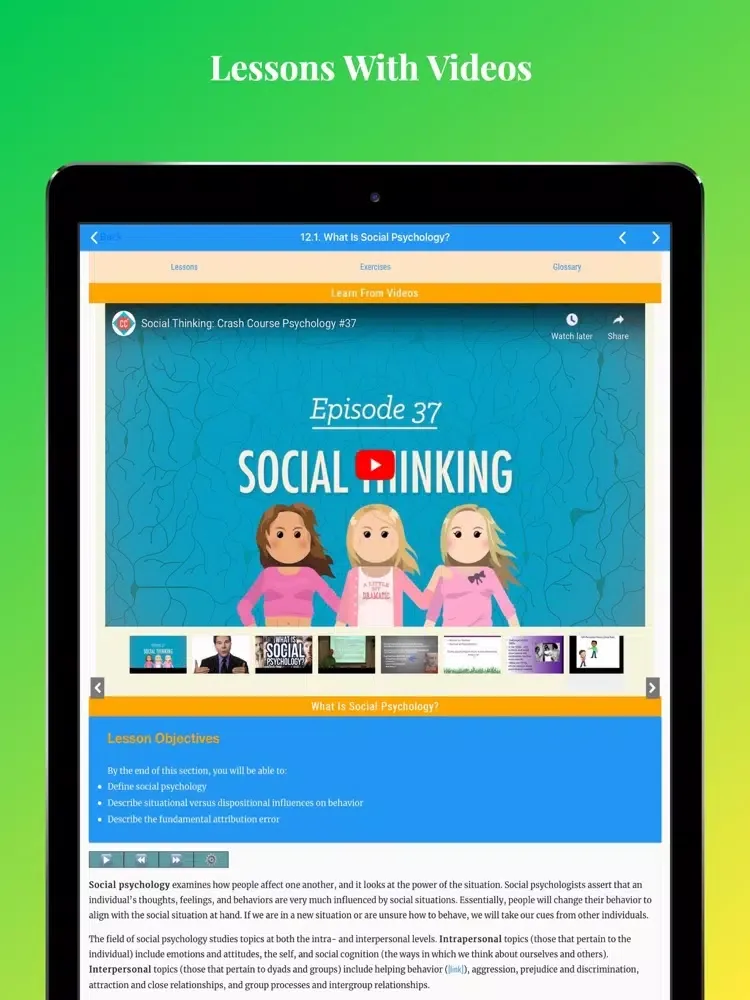Learn Psychology - Study Help iPad 应用截图