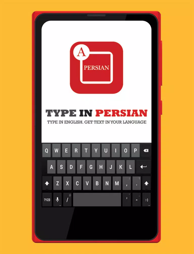 Captures d'écran de Type In Persian iPad 