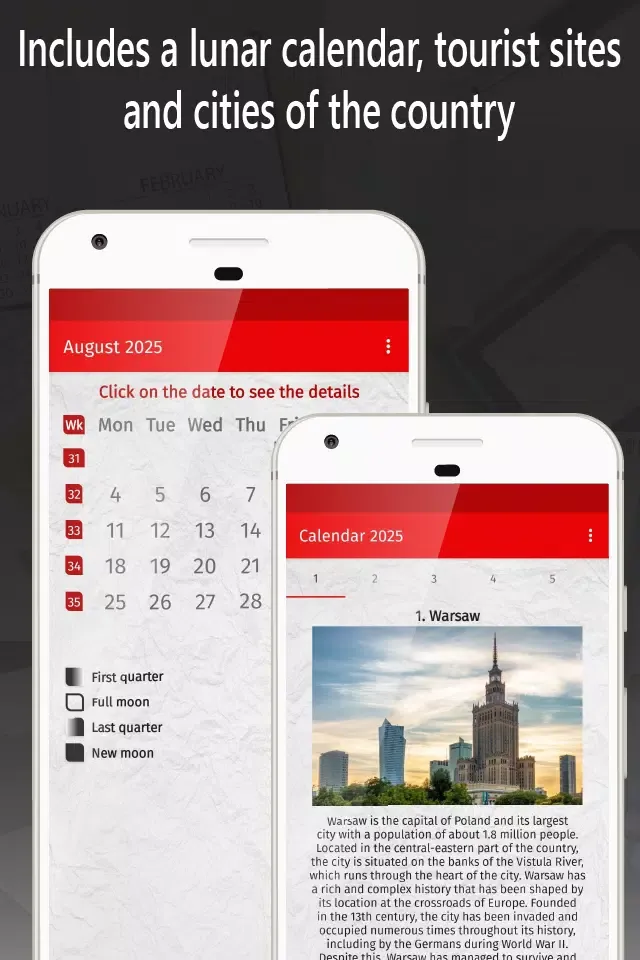 poland calendar 2025 Screenshots