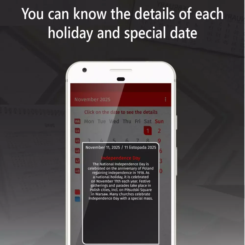 poland calendar 2025 Screenshots
