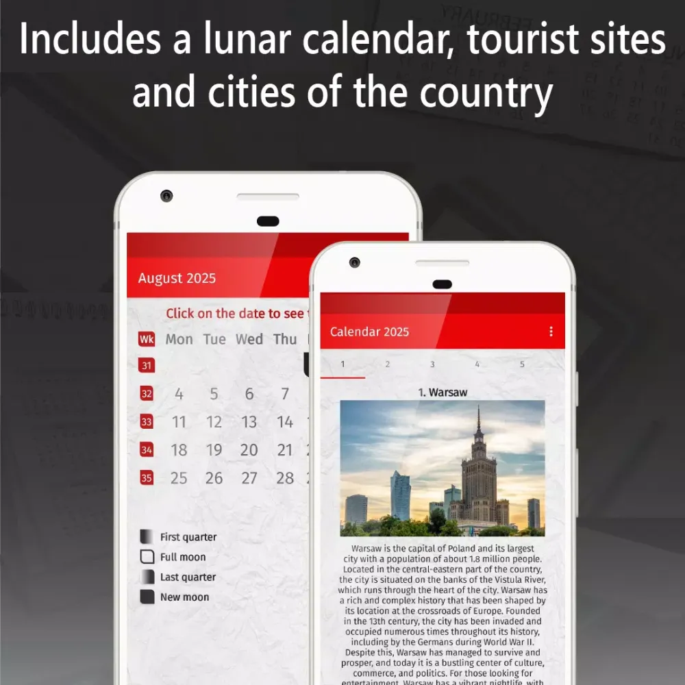 poland calendar 2025 Screenshots