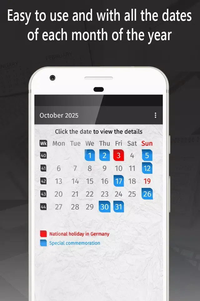 germany calendar 2025 Screenshots