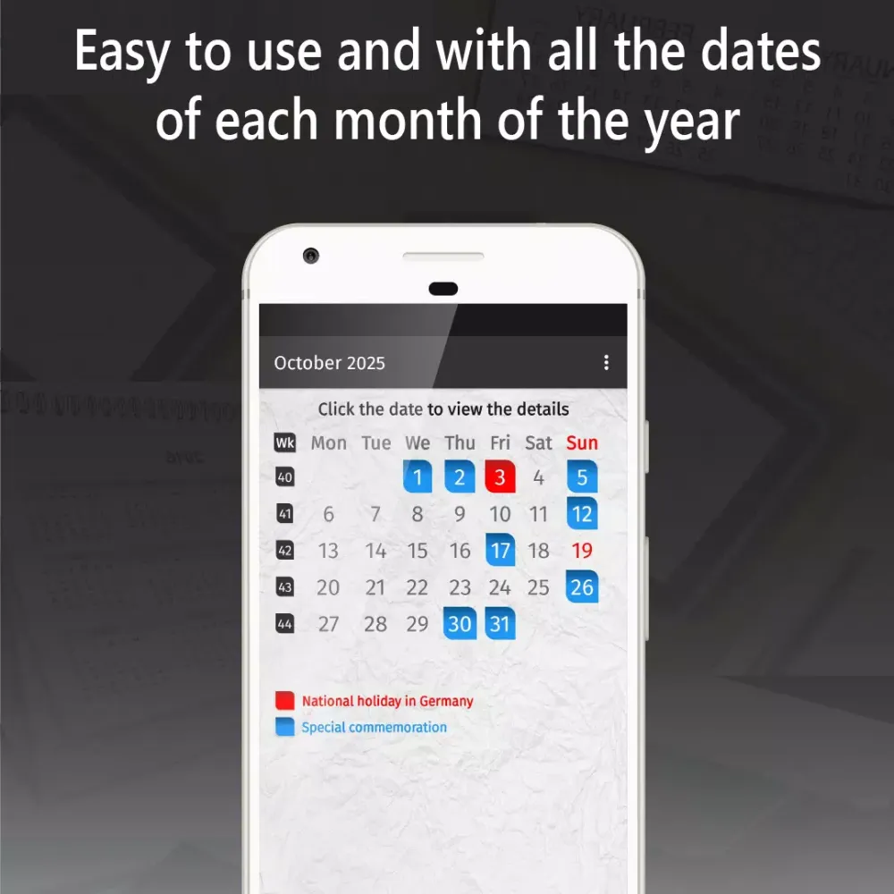 germany calendar 2025 Screenshots