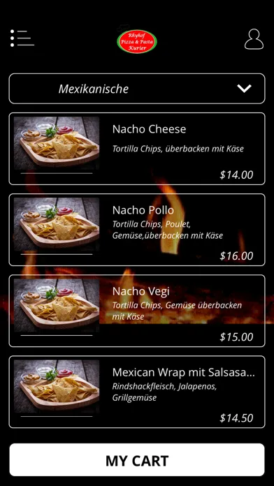 Capturas de tela do Rhyhof Pizza Kurier