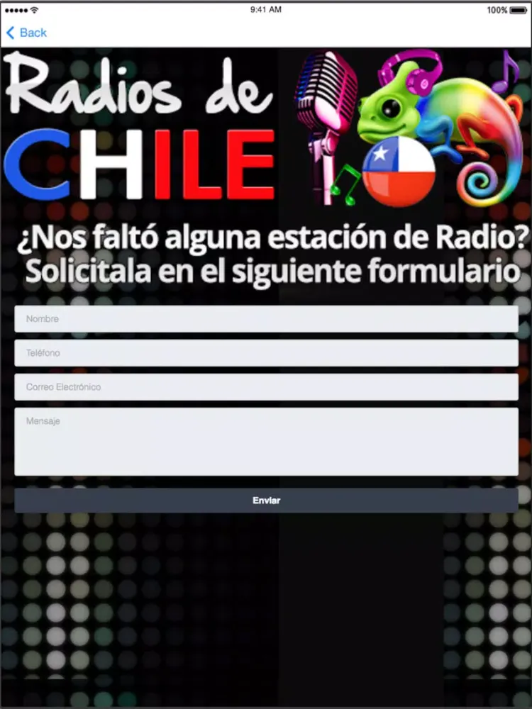 Emisoras de Radio en Chile iPad  سکرین شاٹس