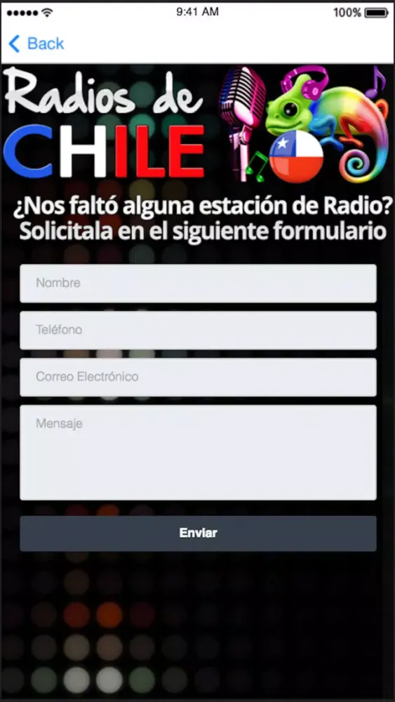 Emisoras de Radio en Chile سکرین شاٹس