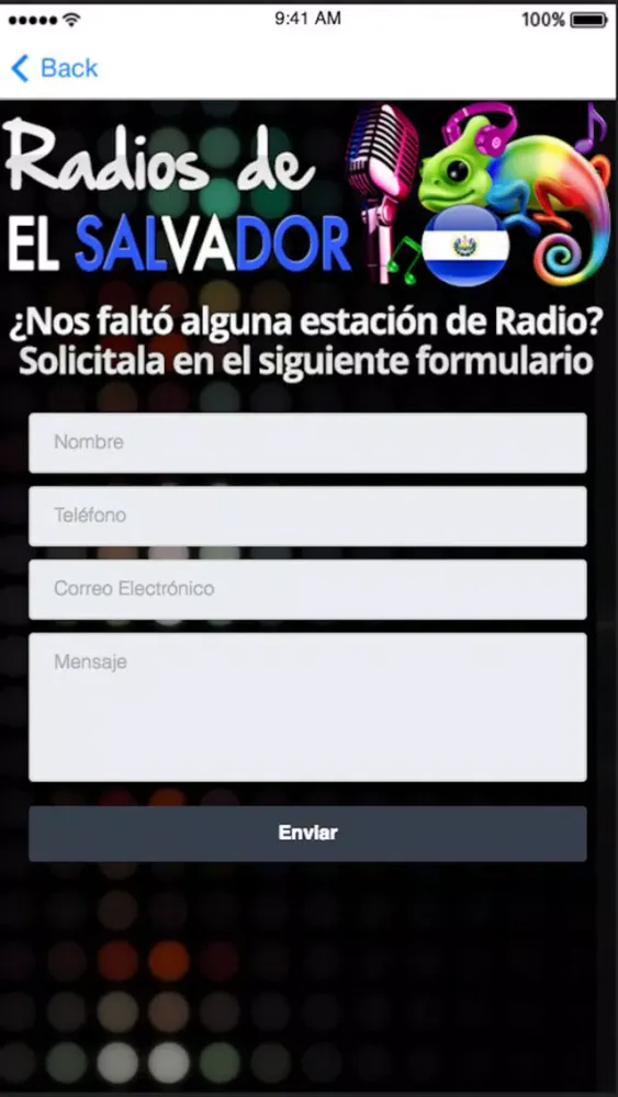 Скриншоты Emisoras de Radio en El Salvador
