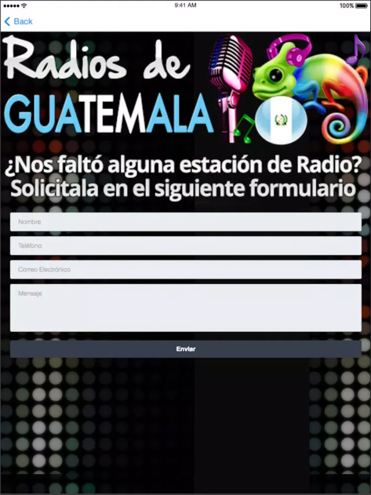 Emisoras de Radio en Guatemala iPad  স্ক্রিনশট
