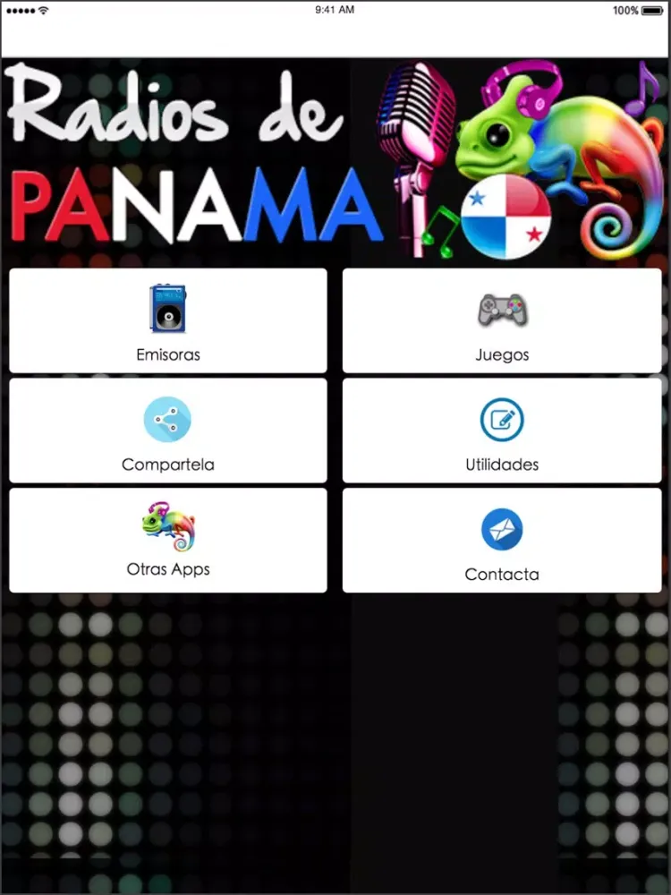 تصاویر Emisoras de Radio en Panama iPad 