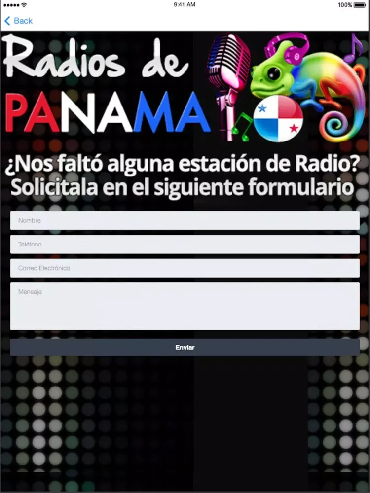 تصاویر Emisoras de Radio en Panama iPad 