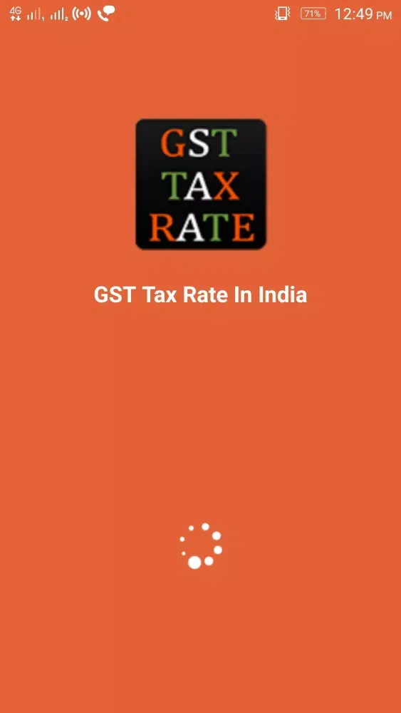 Capturas de pantalla de GST Tax Rate in India - Latest
