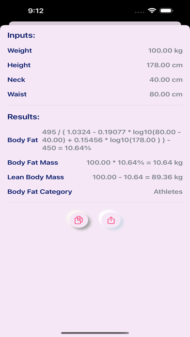 Capturas de pantalla de FatMetric: Body Fat Calculator
