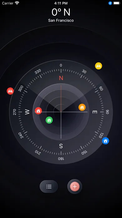 ภาพหน้าจอของ Handy Compass: Digital Compass