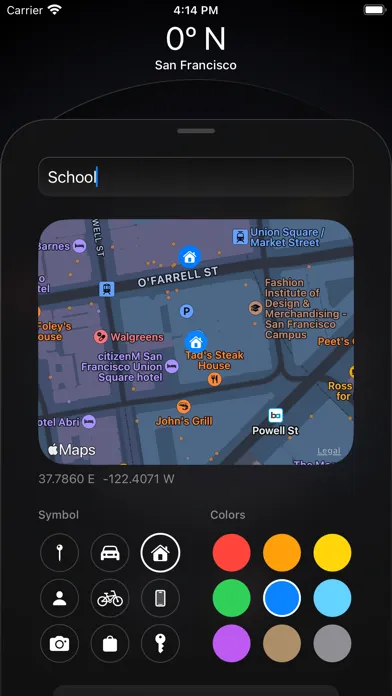 ภาพหน้าจอของ Handy Compass: Digital Compass
