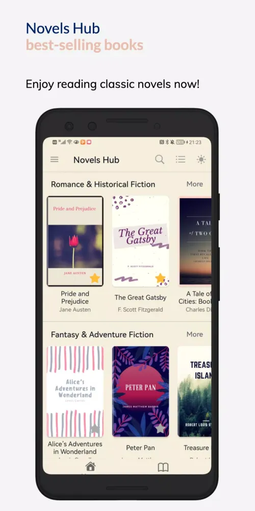 Screenshot di ClassicReads: Novels & Fiction