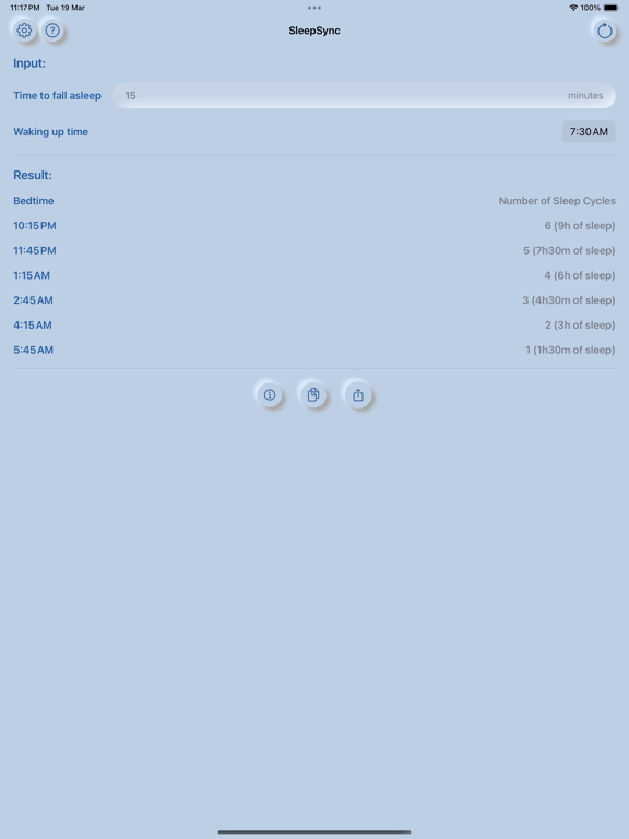 تصاویر SleepSync: Sleep Calculator iPad 