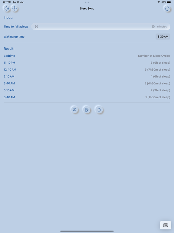 تصاویر SleepSync: Sleep Calculator iPad 