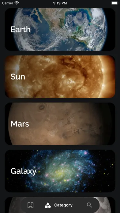 Capturas de pantalla de Space Wallpapers:Photos&Images