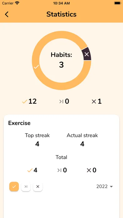 Yes Habit-habit tracker,goals سکرین شاٹس