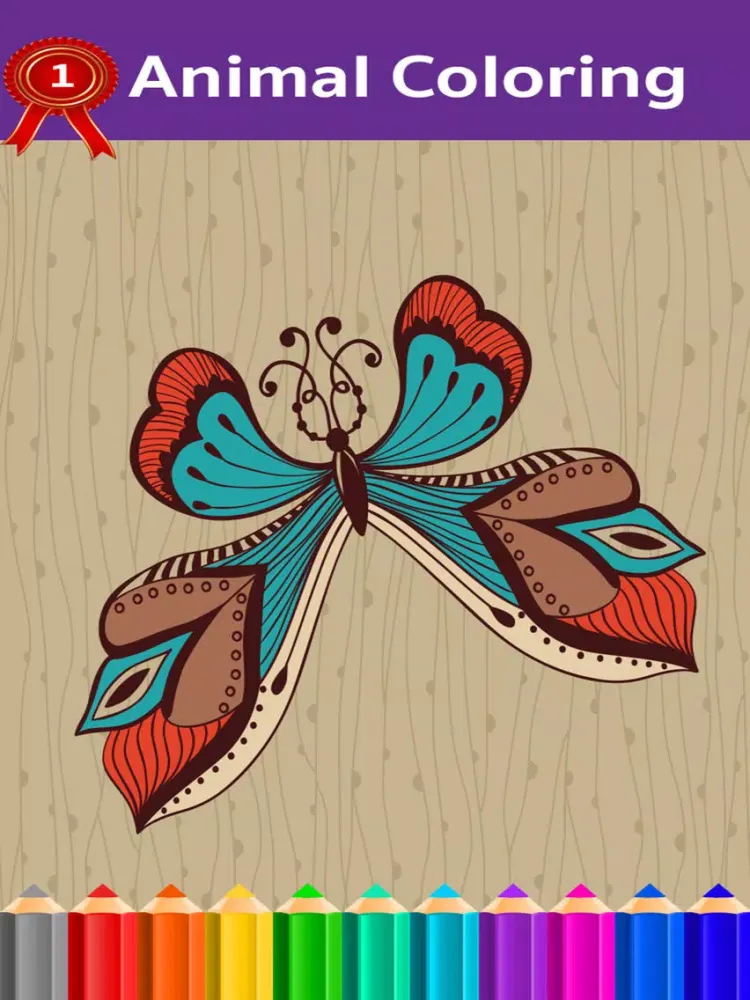 Animal Coloring Picture Book Pages for Kids and Preschool Toddler Game iPad  স্ক্রিনশট