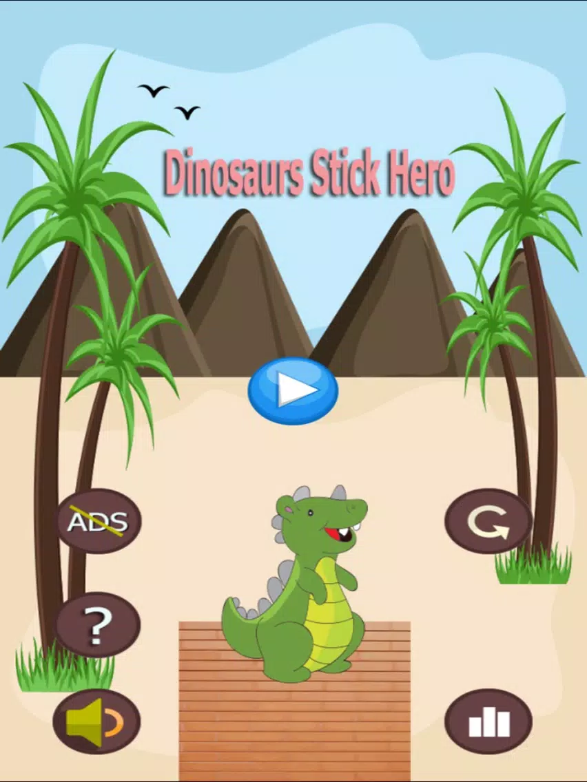 Dinosaurs Stick Hero iPad  스크린샷