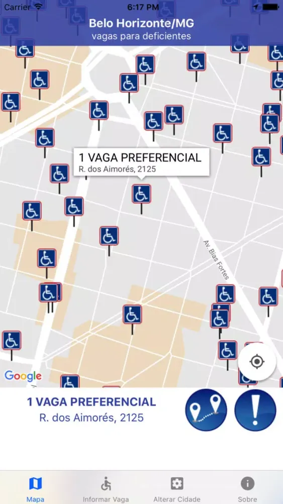 VP: Vaga Preferencial Ekran Görüntüleri