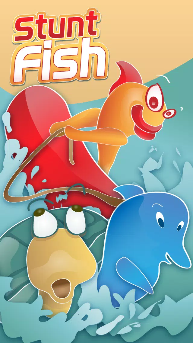 Stunt Fish - Make your goldfish jump through as much turtles as you can to get more points سکرین شاٹس
