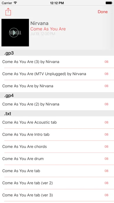 Tabsana - Tabs identifier and chords finder スクリーンショット