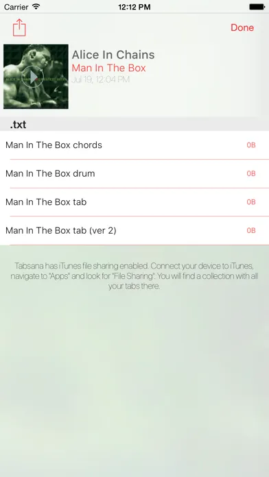 Tabsana - Tabs identifier and chords finder スクリーンショット