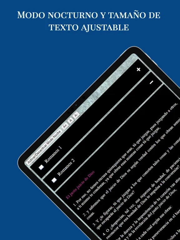 Zrzuty ekranu La Biblia de Jerusalén iPad 