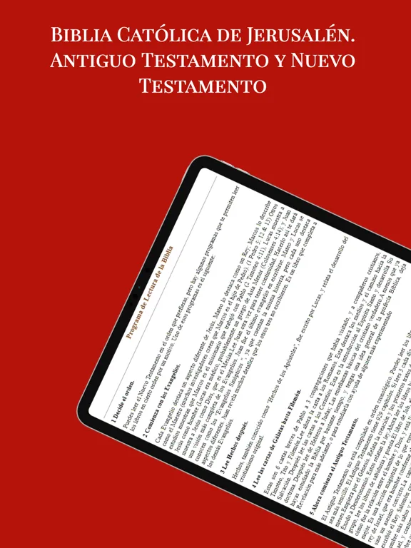 Zrzuty ekranu La Biblia de Jerusalén iPad 