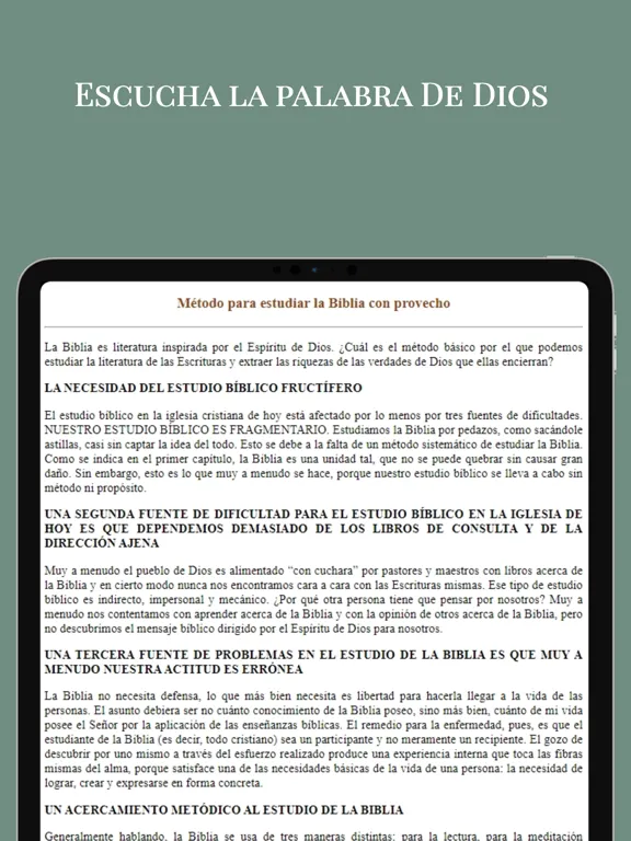 Zrzuty ekranu La Biblia de Jerusalén iPad 