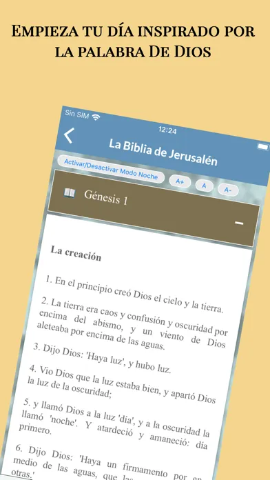 Zrzuty ekranu La Biblia de Jerusalén