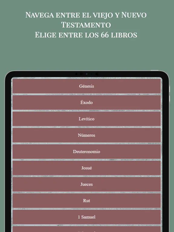La Biblia de las Américas iPad 应用截图