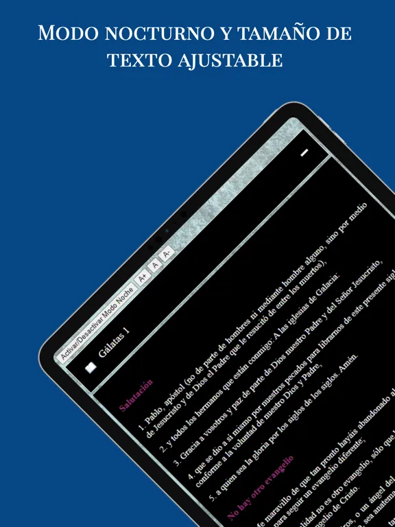 La Biblia de las Américas iPad 应用截图