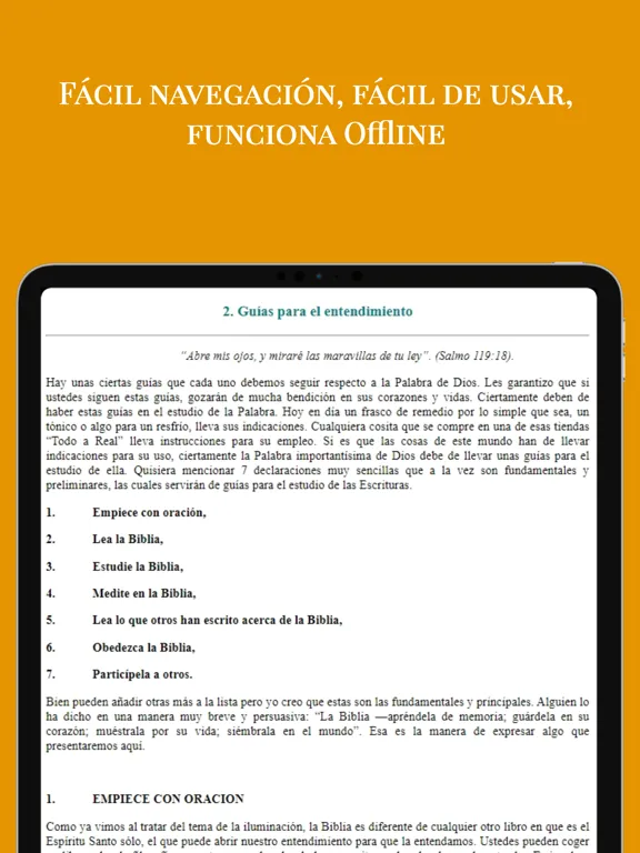 La Biblia de las Américas iPad 应用截图