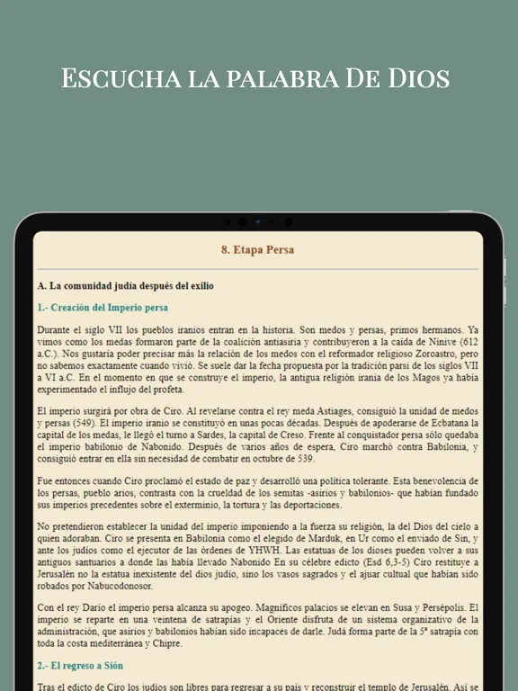 La Biblia de las Américas iPad 应用截图