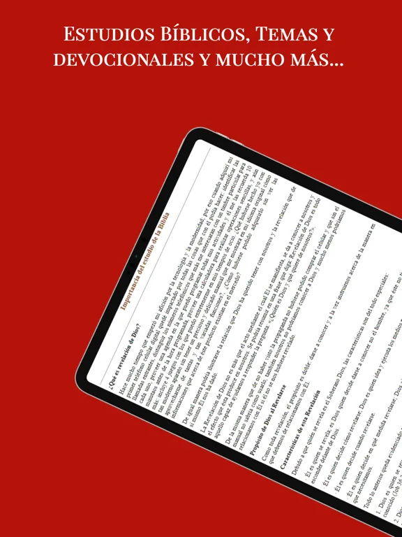 Biblia Nueva Traducción NTV iPad 应用截图