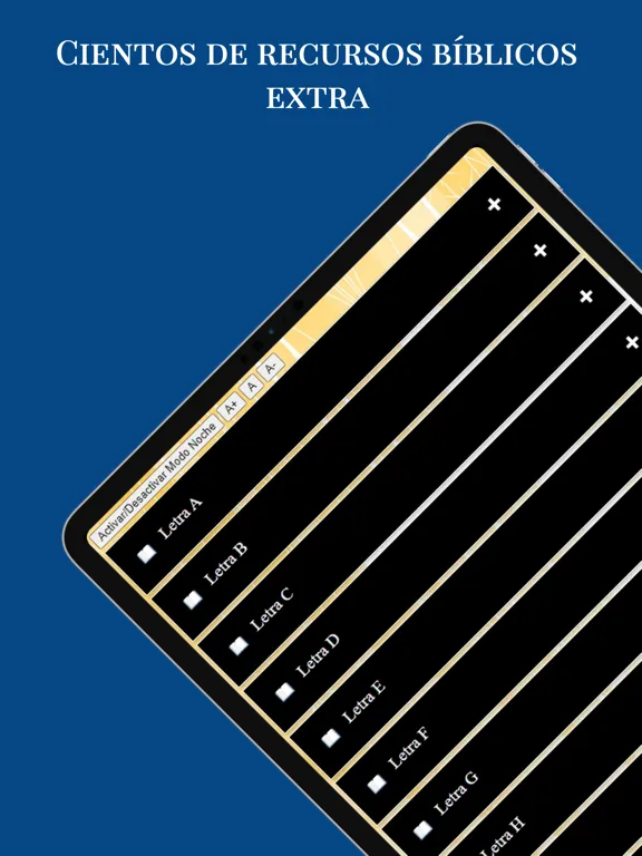 Biblia Nueva Traducción NTV iPad 应用截图
