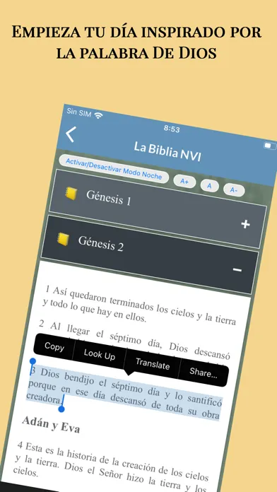 Biblia NVI en Español应用截图