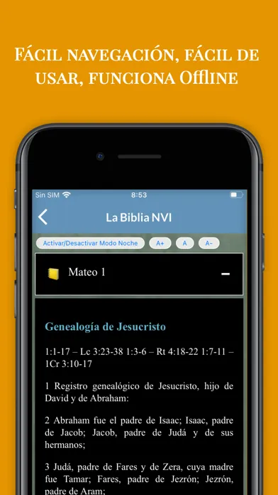 Biblia NVI en Español应用截图