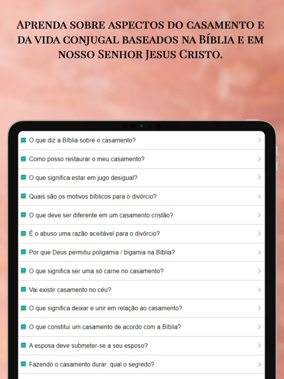 Casamento Cristão iPad  سکرین شاٹس