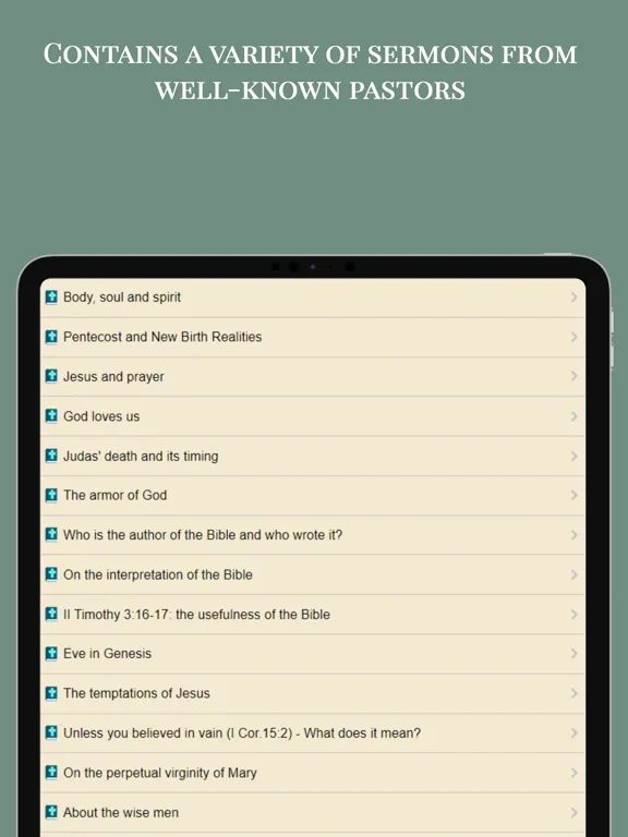 Christian Sermons Word of God iPad  سکرین شاٹس