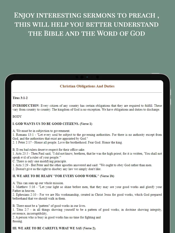 Christian Sermons Word of God iPad  سکرین شاٹس