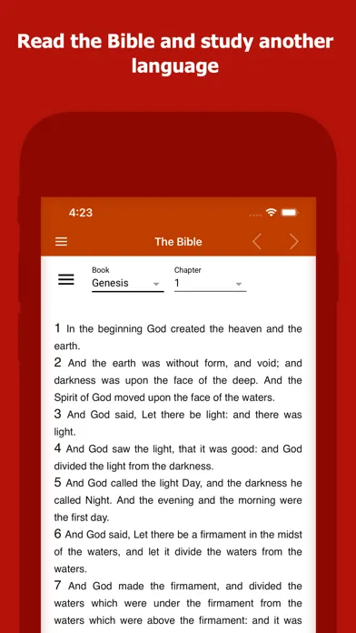 English Spanish Bible Ekran Görüntüleri