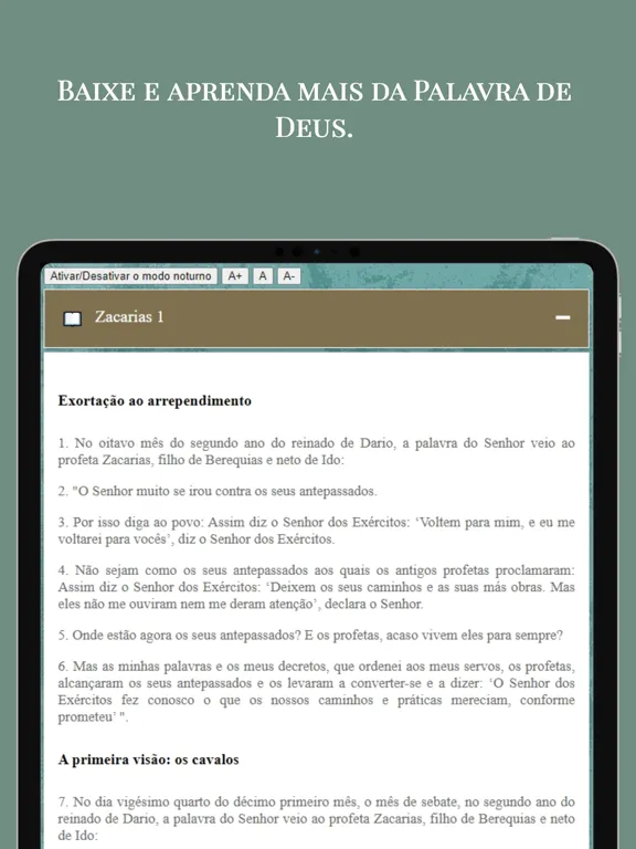 ภาพหน้าจอของ Estudos Bíblicos Evangélicos iPad 