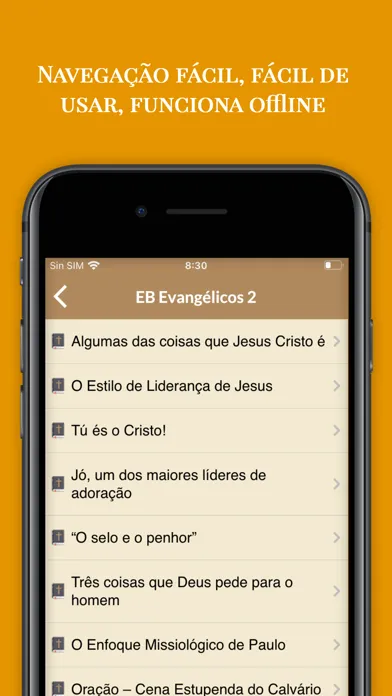 ภาพหน้าจอของ Estudos Bíblicos Evangélicos
