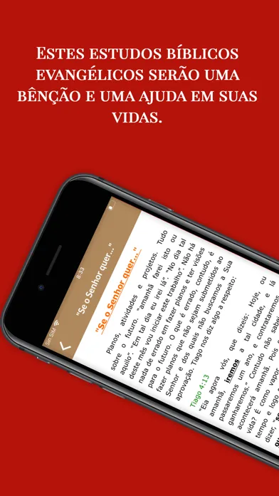 ภาพหน้าจอของ Estudos Bíblicos Evangélicos