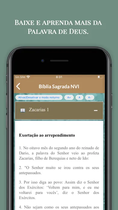 ภาพหน้าจอของ Estudos Bíblicos Evangélicos